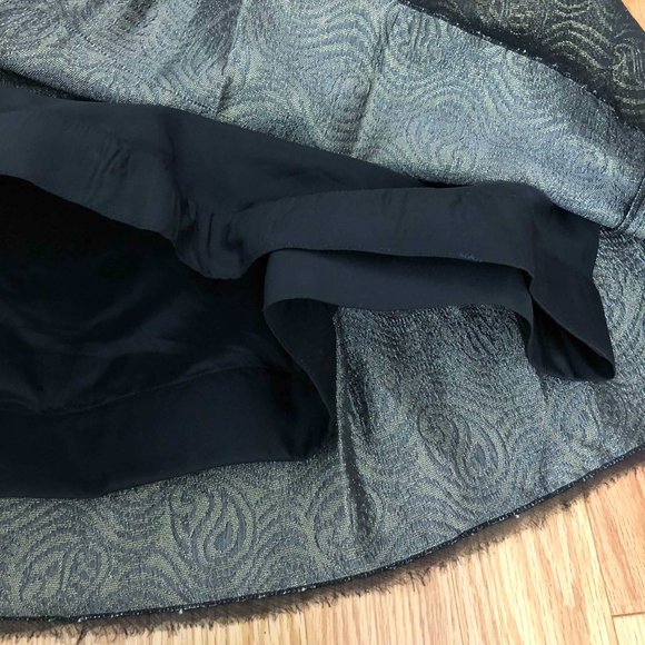 BCBGMaxAzria Quilted Gold Detail Cocktail Dress Size S - Picture 11 of 11